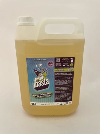Masta Superontvetter - Krachtige allesreiniger met een hoog ontvettingsvermogen - 5 L