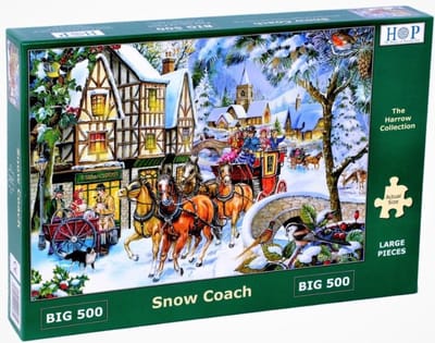 House of Puzzles legpuzzel Snow Coach 500 XL stukjes karton.