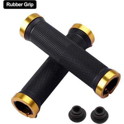 Poignées de vélo Poignées de guidon de vélo BMX Verrouillage bilatéral VTT Poignées de guidon Antidérapantes Accessoires de vélo