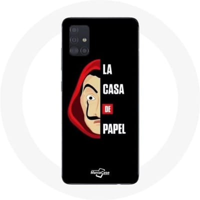 Samsung Galaxy A51 hoesje La casa de papel Logo en masker