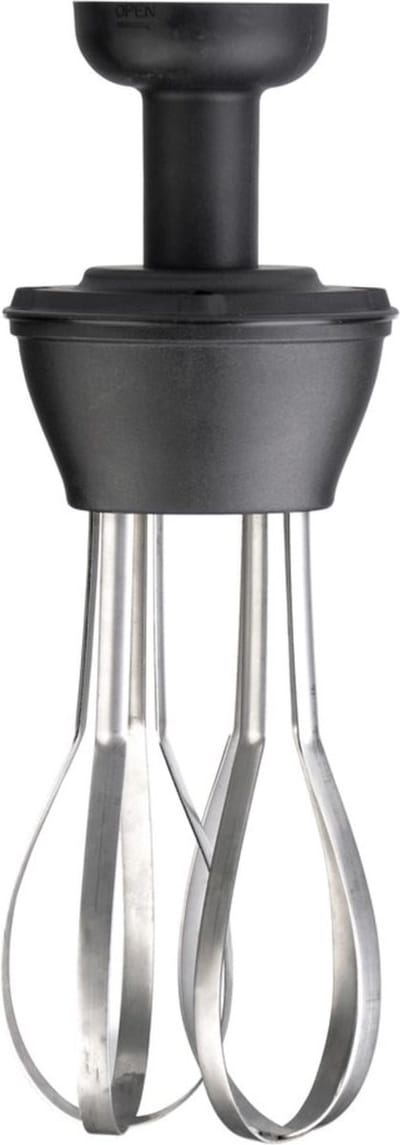 HENDI Opzetstuk garde voor staafmixer – roestvrij staal – ergonomische handgreep – 185 mm