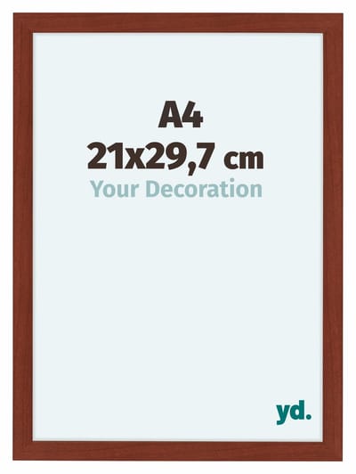 Your Decoration - Fotolijst A4 21x 29,7 cm - MDF - Kersen - Como