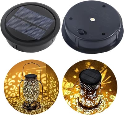 Reserveonderdelen Zonnepaneel - Vervangende Lampen - Tuinverlichting Repareren - Waterdicht Ontwerp - 105 cm - Zwart