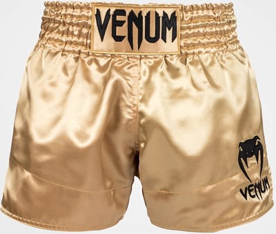 VENUM MUAY THAI SHORTS CLASSIC - GOUD - MAAT M - (JEANSMAAT 30)