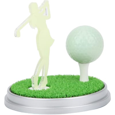 Souvenirs Mini Golf Cadeau Décoration Lumineux Plastique Caoutchouc Magnétique pour Maison Voiture Bureau