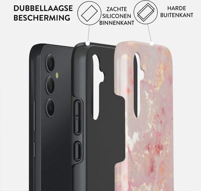 Burga Tough Case Samsung Galaxy A35 5G - Gouden Coral