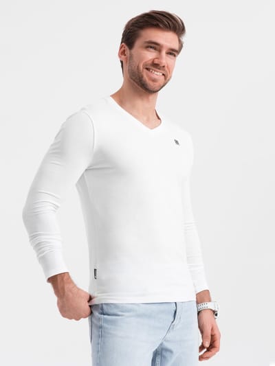 OMBRE Longsleeve - Katoen - Lange Mouw - Geen Sluiting Wit S