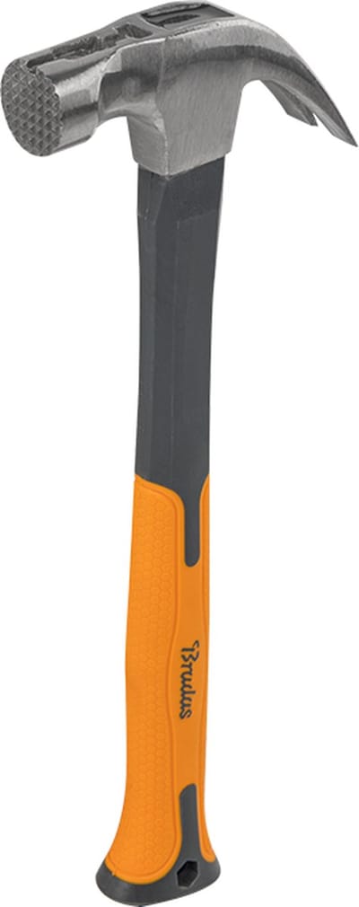 Bradas Klauwhamer – 450 g – 34 cm – Fiberglas Handvat – Antislip Greep – Magnetische Spijkerhouder