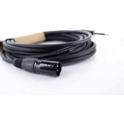 Cordial EM 10 MP XLR Verbindingskabel [1x XLR-stekker 3-polig - 1x Jackplug male 6,3 mm (mono)] Zwart