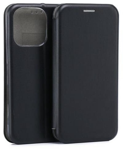 Beline Boekmagneet - iPhone 16 Pro Hoes - Zwart - Magneetsluiting - Hoge Kwaliteit Materiaal