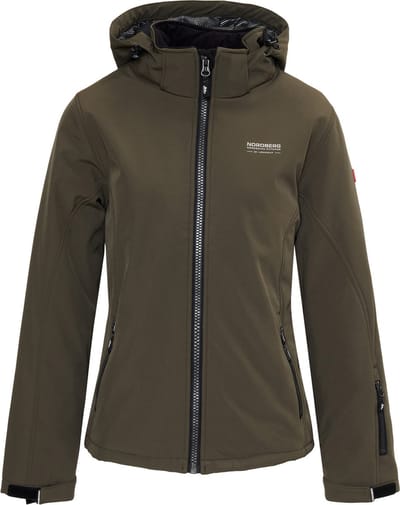 Nordberg Shirley Winterjas - Dames - Softshell - Army - Maat L