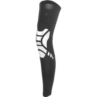 Genouillère de Sport de Basketball Couvre-Jambe Jambière Respirant Équipement de Protection pour l'Équitation en ExtérieurM black