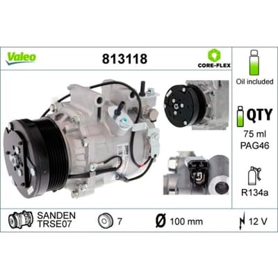 Airco-compressor VALEO 813118