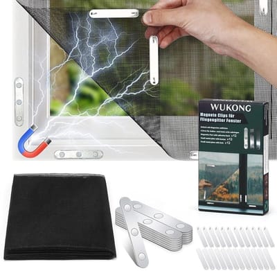 Dailygoods - Vliegengaas met Magneet-Klik - Muggennet 150x130 cm