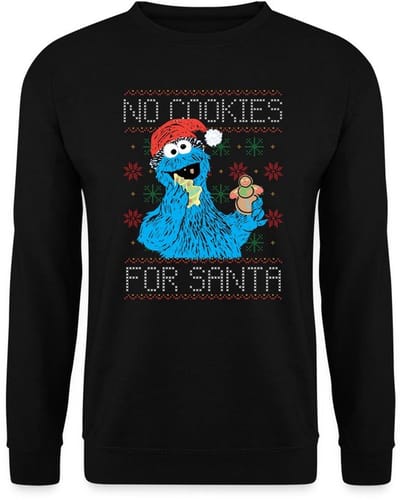 Sesamstraat Ugly Christmas | Geen Koekjes Voor Santa Sweater Heren