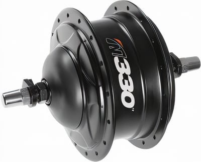 NUVINCI N330 Naaf Zwart 36 Gaats V-Brake / Vrijloop