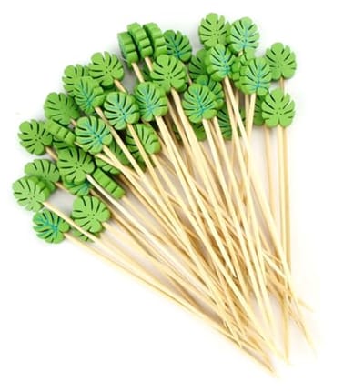 Fingerfood spiesen voor snacks en cocktails - Bamboe cocktailsticks 12 cm, 100 stuks