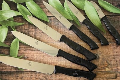 Gerpol Onyks Serie - Koksmes - 15 cm - Roestvrijstaal - Ergonomische Handgreep