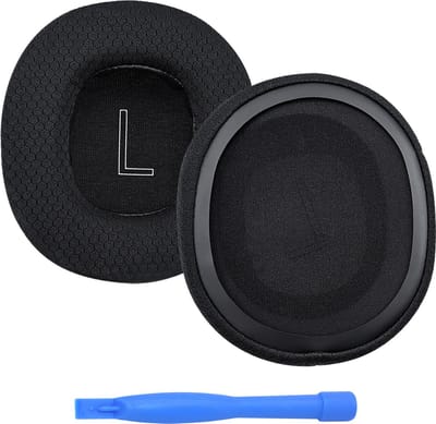Vervangende Oorkussens voor Xbox Wireless, Xbox Wired, Xbox Stereo 20th Anniversary Special Edition Hoofdtelefoon van MMOBIEL – Mesh Fabric Koptelefoon Oorkussens - Noise Isolation Earpads – Zwart