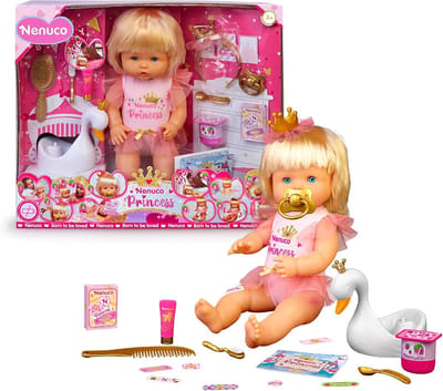 Prinsessen babypop - Zachte pop - Rollenspel spelen - Ruikt naar bosvruchten - 42 cm - Roze