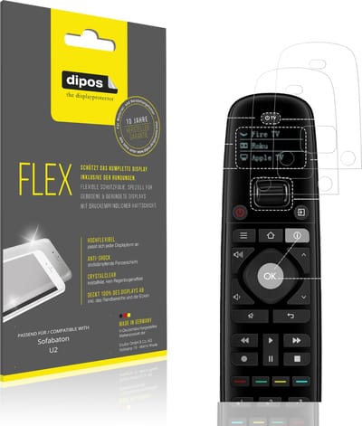 dipos – 2x Beschermfolie geschikt voor Sofabaton U2 | 3D Full Cover Screenprotector | 100% Passend