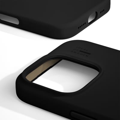 iDeal of Sweden Silicone Case geschikt voor Apple iPhone 16 Pro Max - Zwart