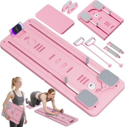 5-in-1 Opvouwbaar Pilates Reformer Board voor Full Body Training