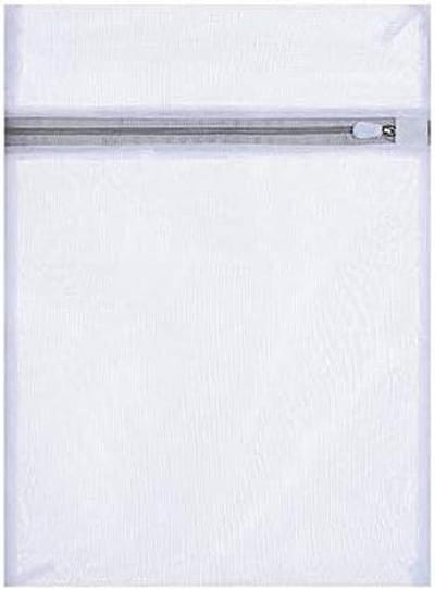 Waszakken Net - Kledingbeschermers - Kleding Wassen - Roestvrije Ritssluiting - 30 cm x 40 cm - Wit