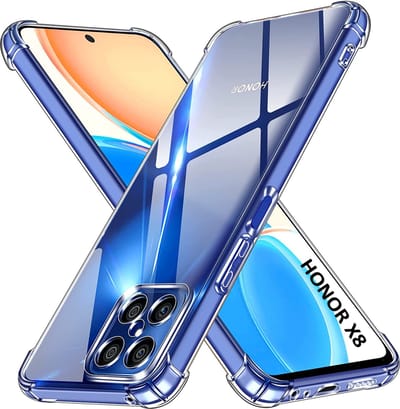 Hoesje voor Honor X8 backcover Shockproof siliconen Transparant