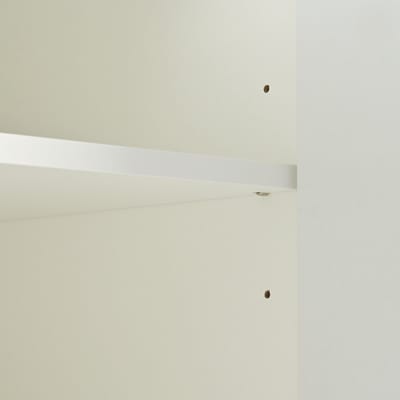 Modern minimalistisch zuiver wit dressoir met 4 deuren voor eetkamer en woonkamer - wit
