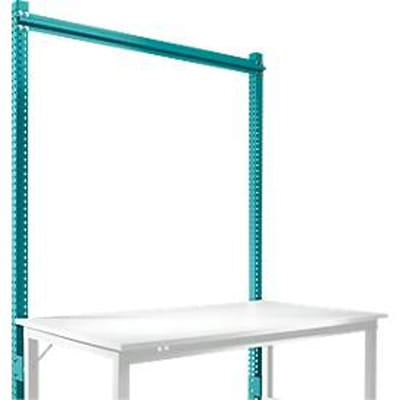 Opbouwframe, Basistafel STANDAARD werktafel-/werkbanksysteem UNIVERSAL/PROFI, 1500 mm, waterblauw