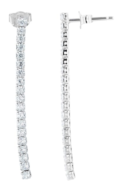 AKZENT Akzent damesoorbel "Ayana" van 925 Sterlingzilver, gerhodineerd, duurzaam