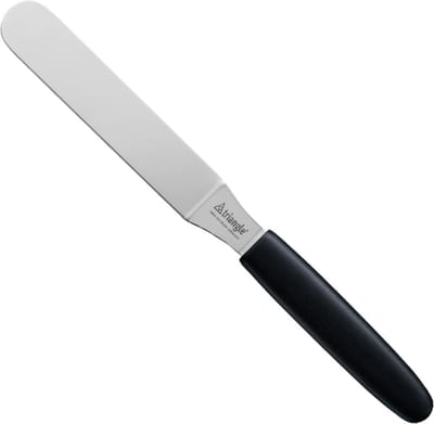 Triangle Geknikt Palet- en Glaceermes – 12cm – RVS – Vaatwasserbestendig