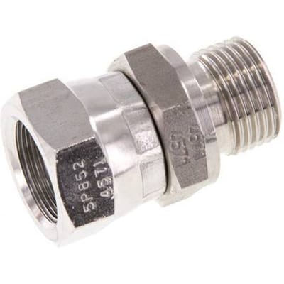 G 3/8'' F/M RVS Neusstuk 325 Bar - Hydrauliek - FL2S-FM-ST-038G-I