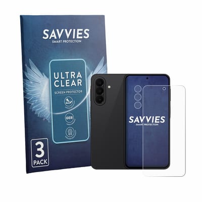 Savvies - Screenprotector voor Samsung Galaxy A27 5G (Voor+Camera) - Folie Beschermfolie transparant 6 Stuks