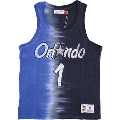 NBA Verticale Tie Dye-tanktop voor heren Hardwood Classics No 1 Anfernee Hardaway Orlmag