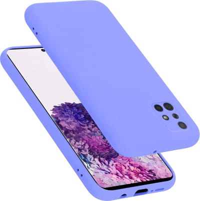 Cadorabo Hoesje geschikt voor Samsung Galaxy A71 4G in LIQUID LICHT PAARS - Beschermhoes gemaakt van flexibel TPU silicone Case Cover