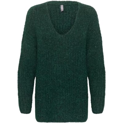 Pullover Oversize fit green