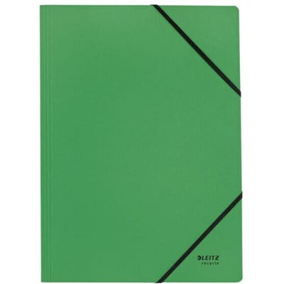 Leitz Recycle Map met Elastiek A4 - 100% Gerecycled Post-consumer Karton - Groen
