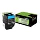 Lexmark 70C2HC0 nr. 702HC toner cartridge cyaan hoge capaciteit (origineel)