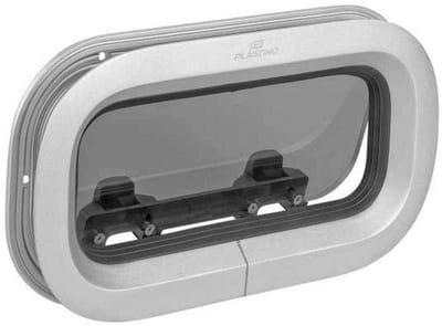 Plastimo T04 Rechthoekig Openend Patrijspoort Transparant 64.9 x 19.3 cm
