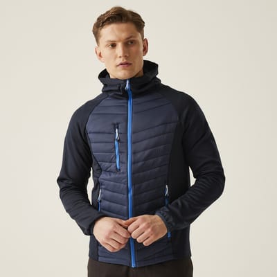 Gevulde Jas Hiking Heren Nagate Hybrid Jacket
