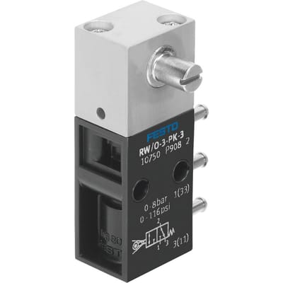 Festo 3/2 NO/NC Monostabiele Draaileverklep PK-3 80l/min - 10750