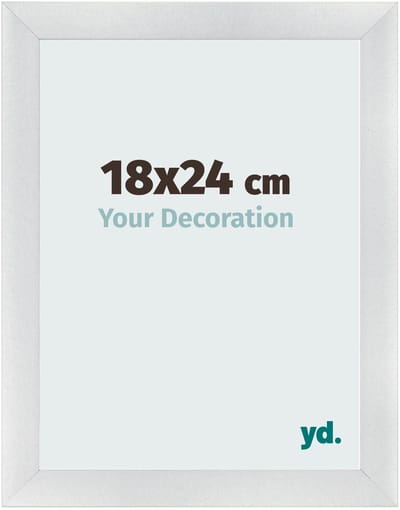 Your Decoration - Fotolijst 18x24 cm - MDF - Zilver Mat - Pisa