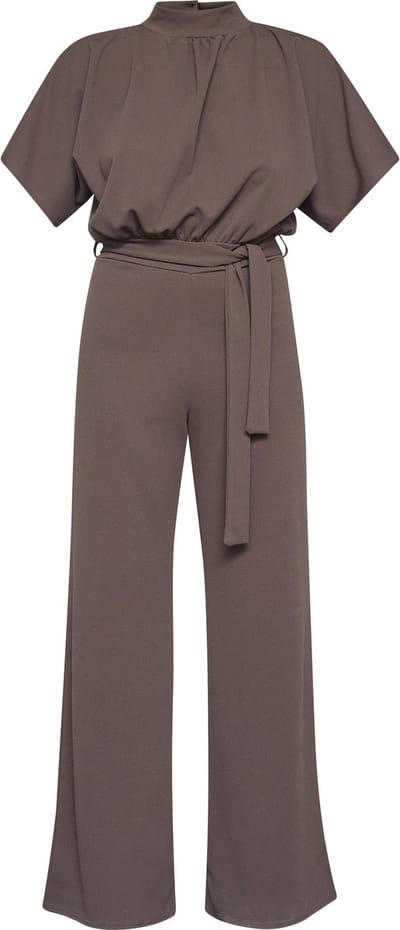SISTERS POINT Girl-ju - Dames Jumpsuit - D. chocolate - Maat M