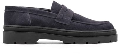 Hinson elon loafers heren donkerblauw suède
