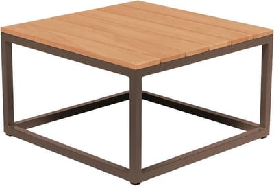 Tierra Outdoor tafel Rio Square Coffee Table Teak Top M