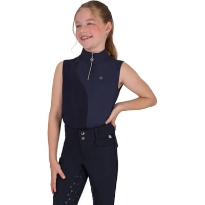 Qhp Top Qhp Aubree Kids Donkerblauw - 164
