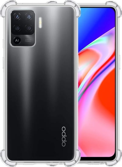 Hoesje - Geschikt voor OPPO A94 - Sterk & Shockproof - Siliconen Case - Back Cover - Telefoon Hoes Shock Proof - Telefoonhoesjes - Transparant