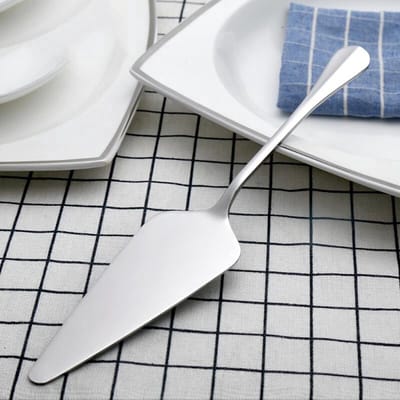 *** Taartschep - Taart serveren - Duo Taartschepje - Zilverkleurig - Taart eten - Quiche schep - Keukenaccessoire - Bestek